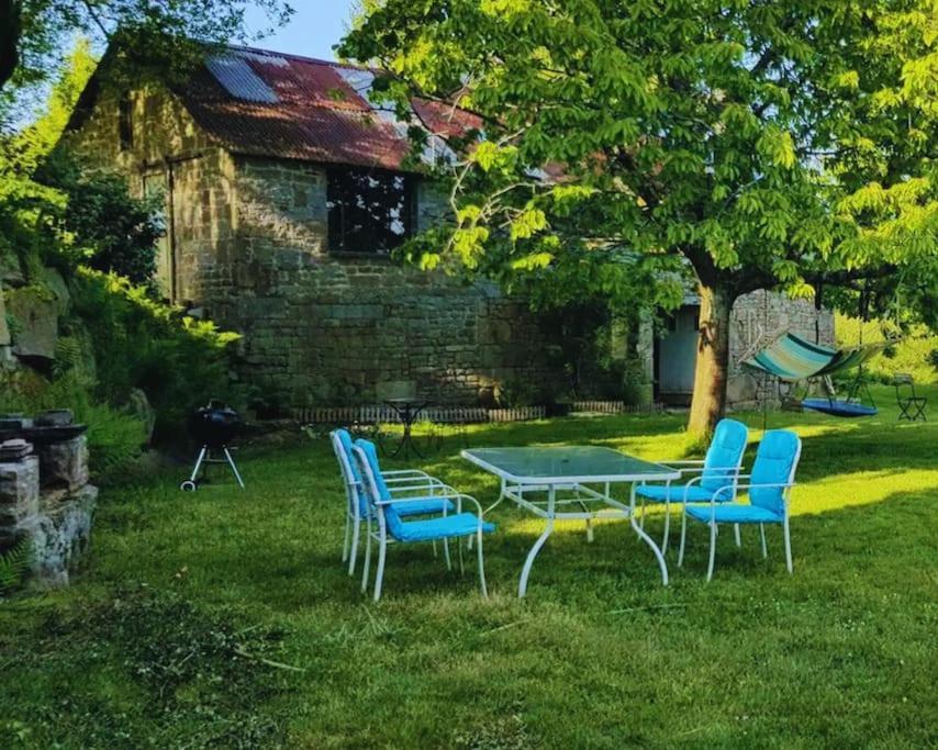 Maison En Pierre Au Milieu Du Bocage Coulouvray-Boisbenâtre Buitenkant foto
